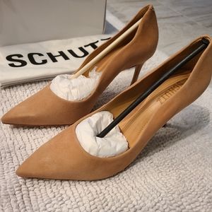 Suede Schutz heels- size 7.5